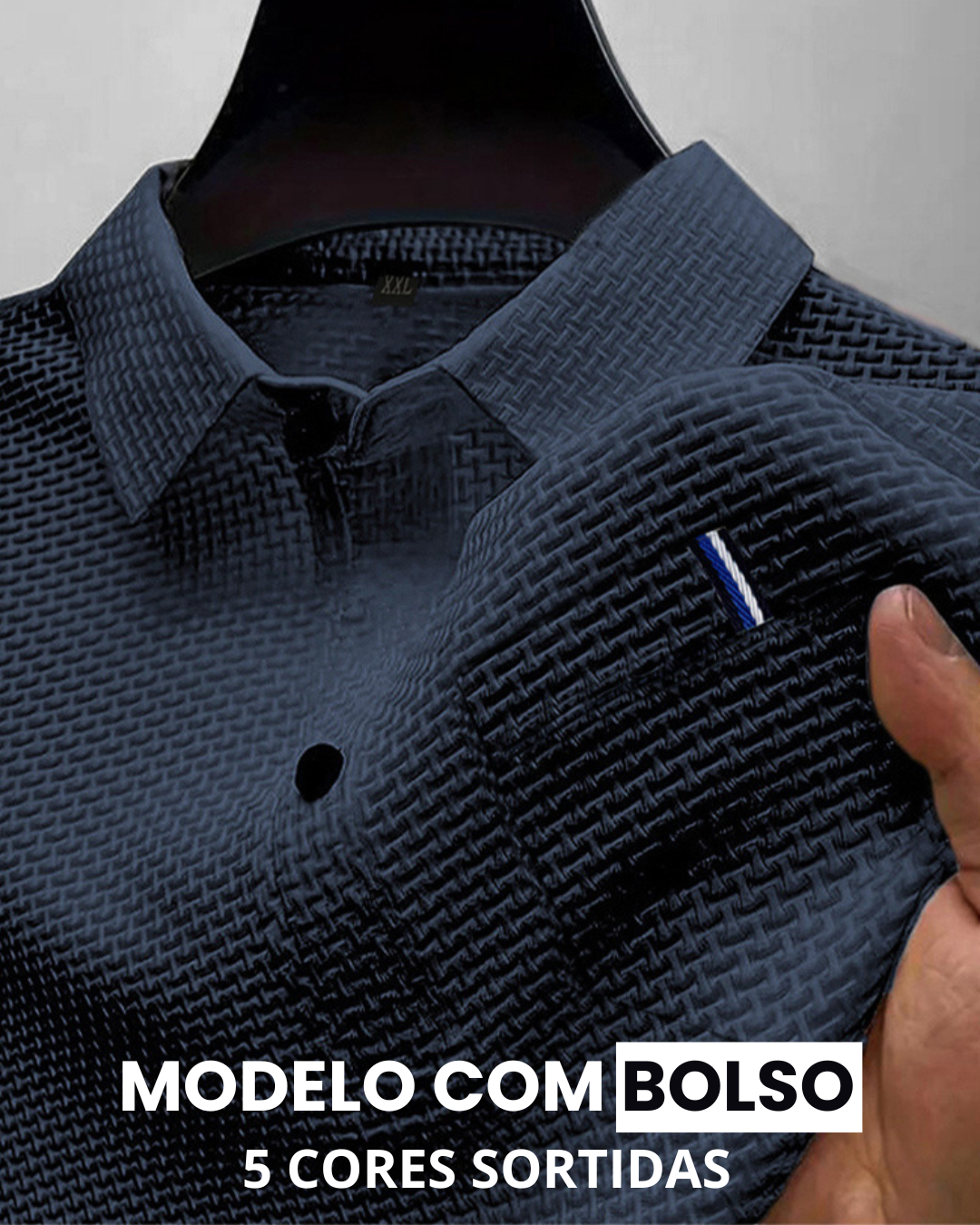 [COMPRE 3 CAMISAS, LEVE 5] Polo Elegant – Só R$ 99,90 (R$ 20 por camisa!)